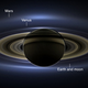 Illustration for article titled Natural-Color Photo of Saturn, Earth, Mars and Venus By Cassini
